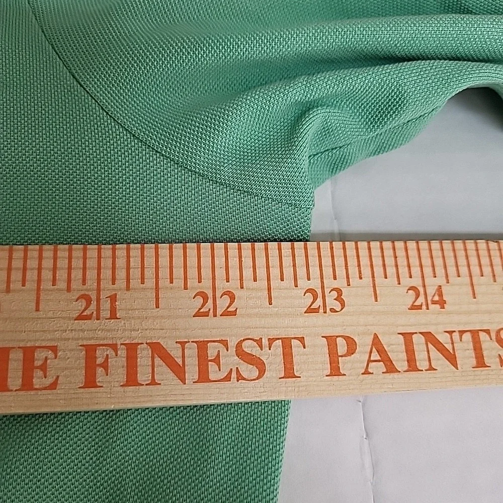 Polo Ralph Lauren Shirt Mens Large Green 100% Pima Cotton‎ Country Club Logo